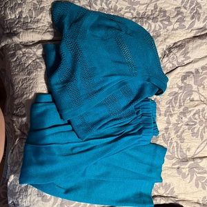 Turquoise San Remo pantsuit